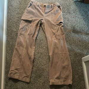 pacsun low rise puddle corduroy pants size medium